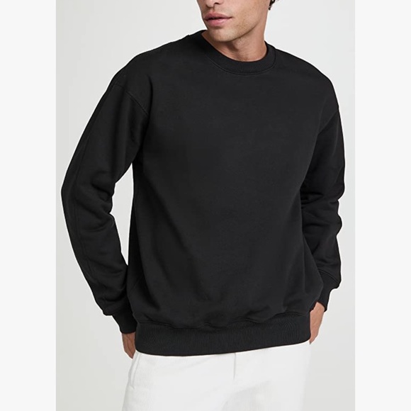 Reigning Champ Other - Reigning Champ Men’s Crew Neck Black Sweatshirt- Size Medium